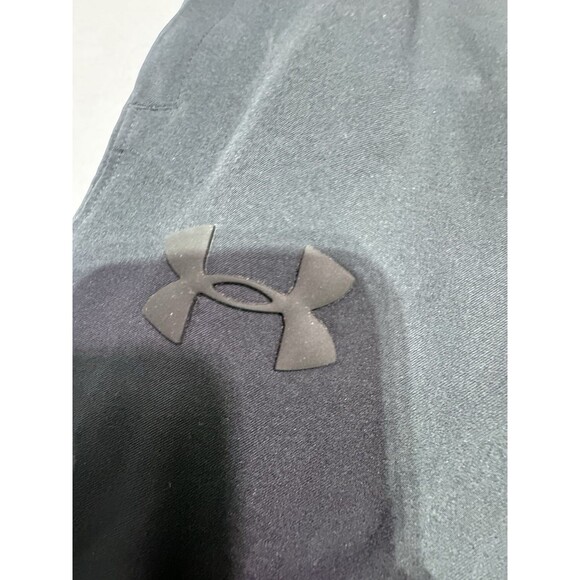 Mens Black Loose Fit Track Pants Size M Heat Gear Under Armour NWOT - Picture 4 of 12